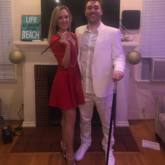 Zara 3/4 sleeve Red Dress - Picture 3 of 3